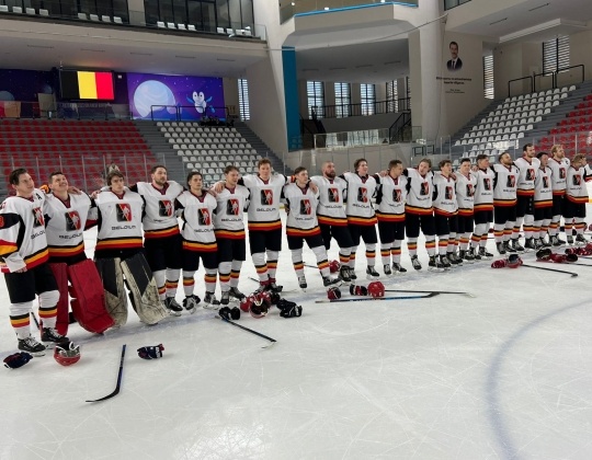 Team Belgium beats Bulgaria and takes Silver at IIHF Worlds DIV2B
