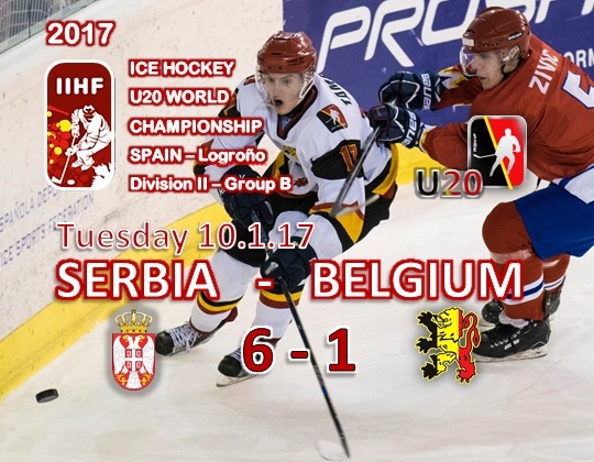 WC 2017 Div.IIB, Logroño, SRB vs BEL