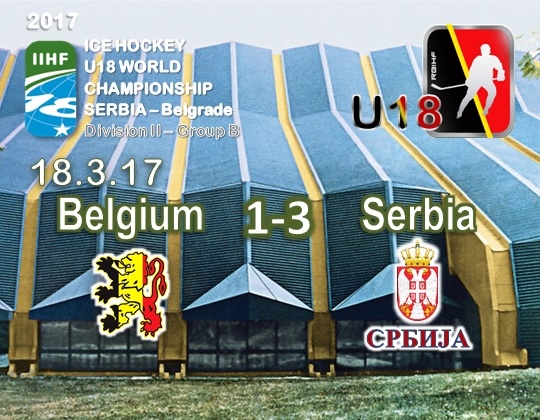 WC 2017 Div.IIB, Belgrade, BEL-SRB: 1-3