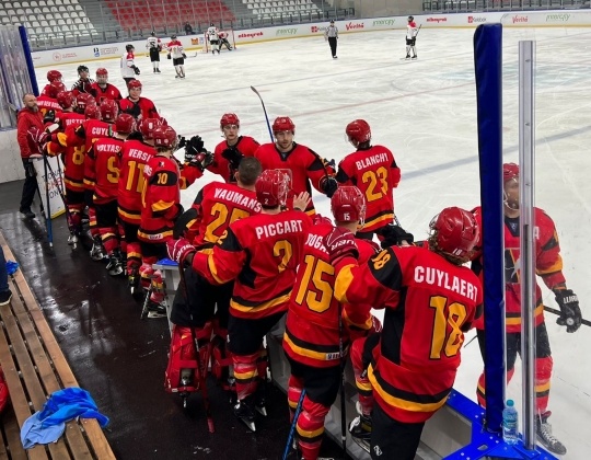 Team Belgium perd de peu contre Team UAE