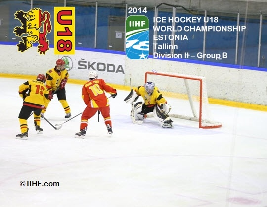 WK U18 DIV IIB, game 1: CHN - BEL: 3-4 aps (1-1;0-0;2-2)(0-0)(0-1)