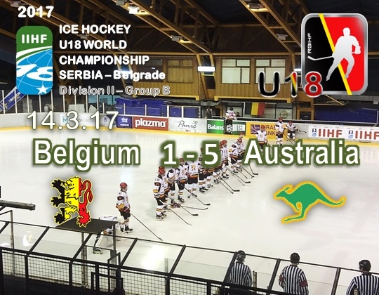 WC 2017 Div.IIB, Belgrado, BEL-AUS: 1-5