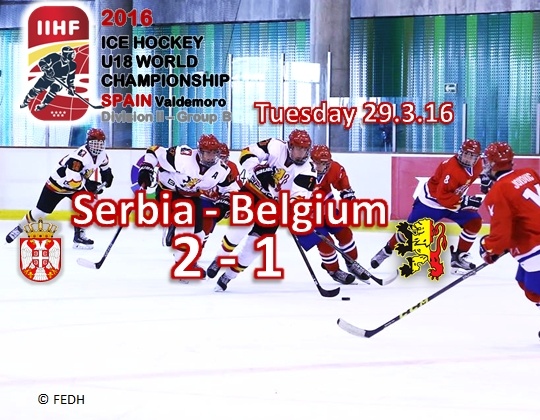 Knappe wedstrijd van NT-18 tegen Servië!