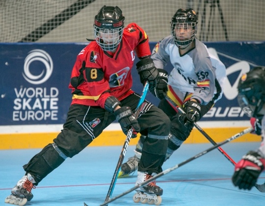 EK Inline Hockey Charleroi: Eerste wedstrijddag voor Team BEL SEN M, U19 W en U17 M