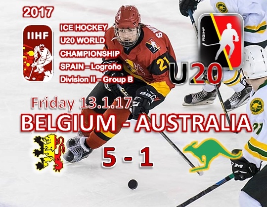 WC 2017 Div.IIB, Logroño, BEL AUS