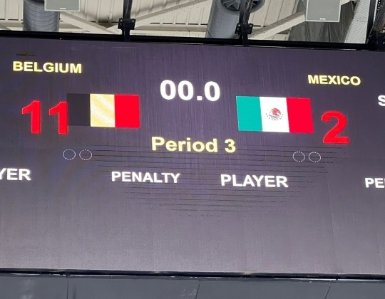 Team Belgium overklast Mexico met dubbel cijfers