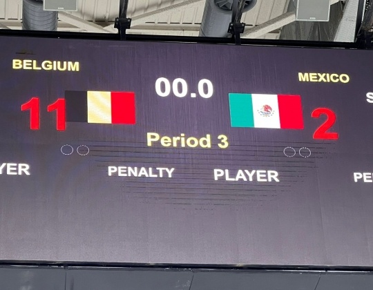 Team Belgium outclasses Mexico by Double Digits