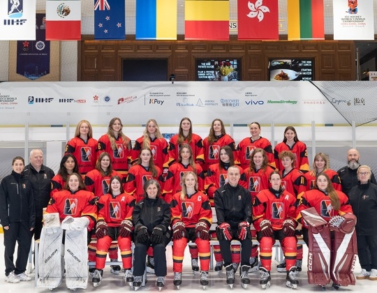 Team Belgium kent wisselvallig verloop op het IIHF Women?s World Championship Division II Group B 2026