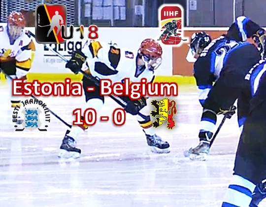 Estonie, deux pointures trop rapides pour Team Belgium U18 !