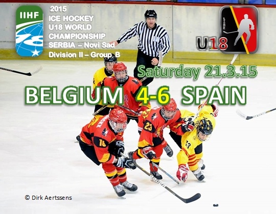 WC  2015 Div.IIB, Novi Sad (Servië), BEL vs ESP