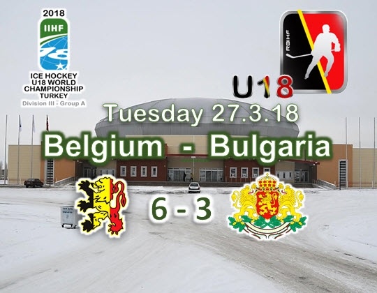 WC 2018 Div.IIIA, Erzurum, BEL-BUL