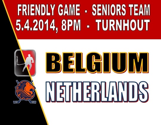 Zaterdag 5 april, oefenwedstrijd België - Nederland