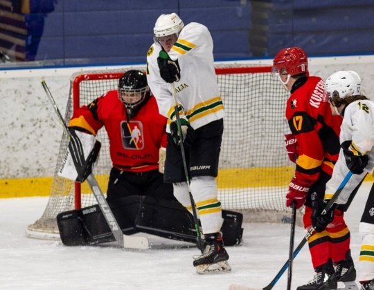 IIHF Worlds Men's U20: Team Belgium defeated by Australia