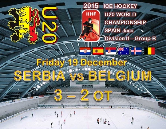 Wereldkampioenschap U20, Div.IIB van 13 tot 19 december in Spanje