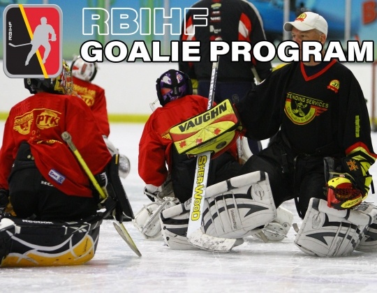 RBIHF SUMMER-GOALIE-programma voor doelverdedigers geboren 2014 - 2005.