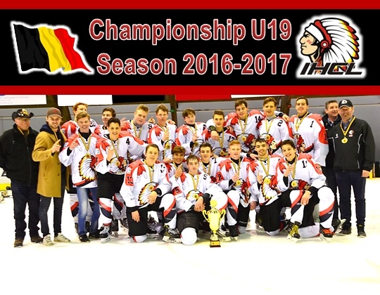 Coupe du championnat U19 remise aux Leuven Chiefs !