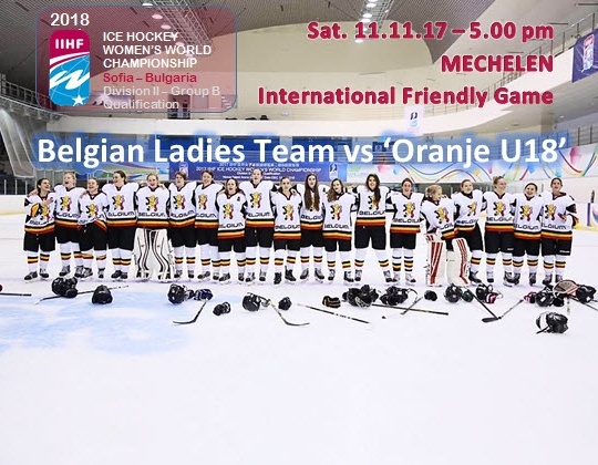 Répétition générale pour l'équipe féminine belge face à Oranje U18 !