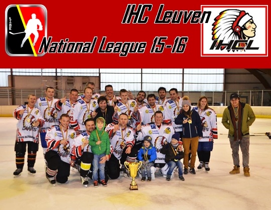 Champion National League 2015/2016: IHC Leuven !