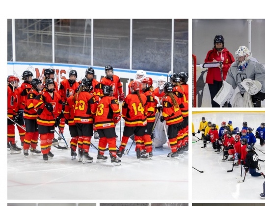 Kick-off weekend women's ice hockey with friendly vs U18 NL and Talentpool Women