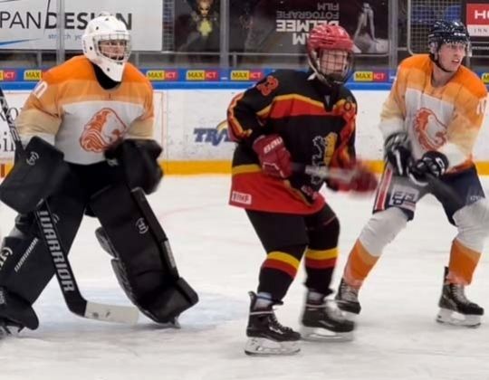 Belgian National Team U20 played first selection game in Tilburg.