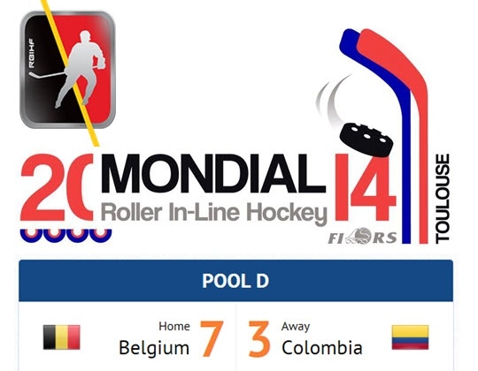 Les Belges s'imposent face à la Colombie 7-3