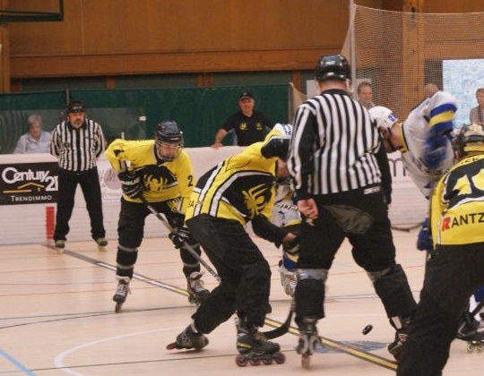 Derde wedstrijd nodig in de spannende finale van de Play-offs National 1 Inline hockey