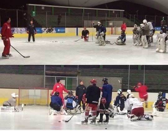 Training goalies National Teams