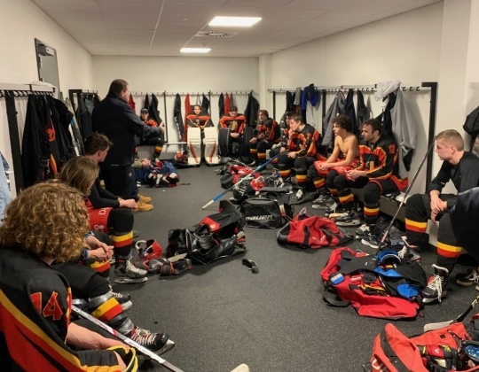 L'equipe de Belgique U20 en phase finale de preparation.