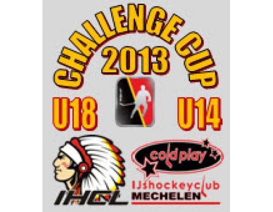 Challenge Cup 2013: titel voor Cold Play Leest bij de U14 en voor IHC Leuven bij de U18