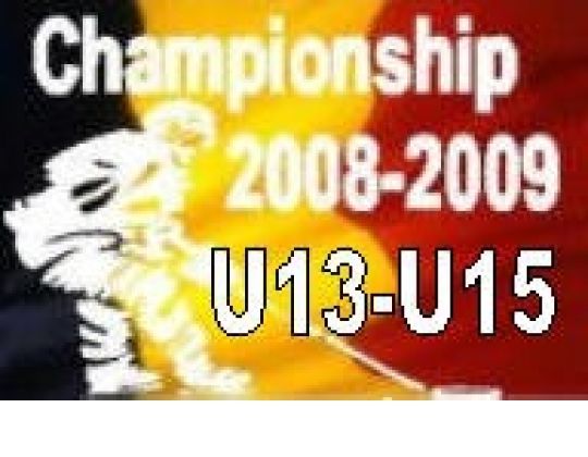 Champions nationaux U13 et U15 connus