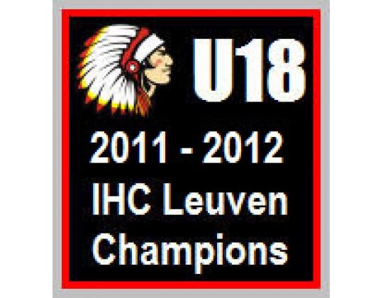 IHC LEUVEN U18 CHAMPION DE BELGIQUE