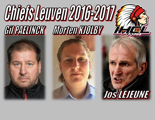 IHCL 2016-17, coaches voor de Chiefs en de beloften