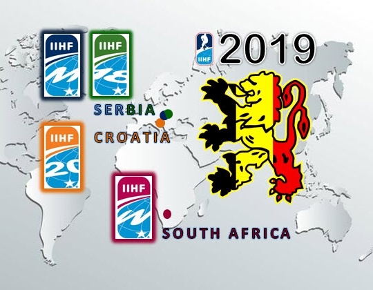 Attribution des Championnats mondiaux IIHF 2018-2019