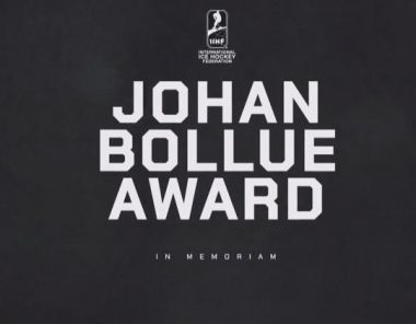 Inauguration Johan Bollue IIHF Development award