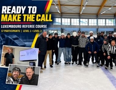 Luxembourg Takes the Ice for Referee Training