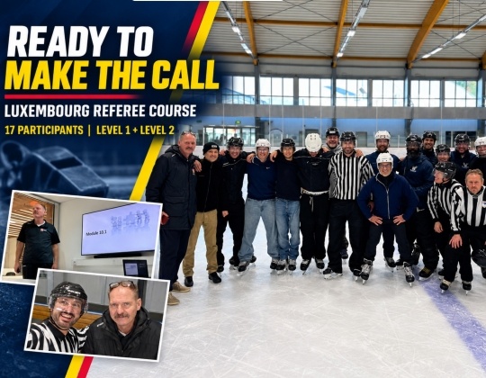 Luxembourg Takes the Ice for Referee Training