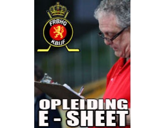 Formation E-sheet à Maaseik ce prochain week-end