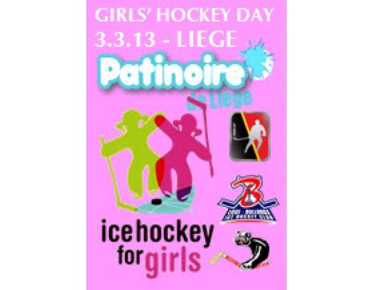 Dimanche 3 mars 2013: Girls Hockey Day à Liège (Médiacité)