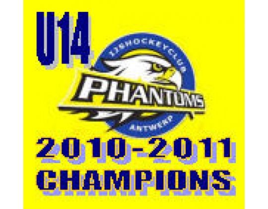 U14: Antwerp Phantoms Kampioen 2010-2011