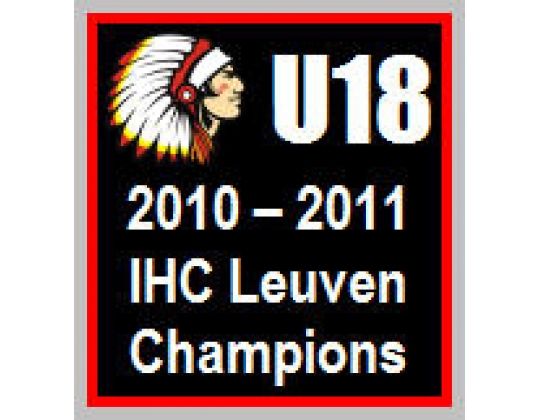 U18 IHC Leuven champion de Belgique