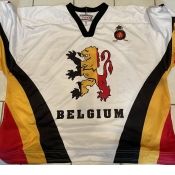 07/08 White Woldchampionship Gameworn Jersey U18 France